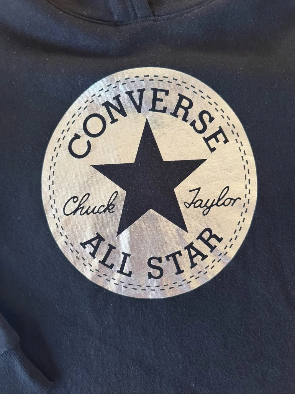 Converse Black Kids All Star Pullover Hoodie 12-13 Years